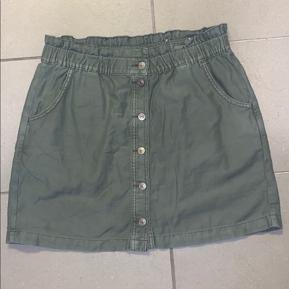 American Eagle Button Up Mini Skirt